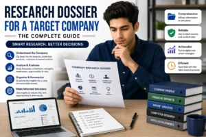 research dossier for target company
