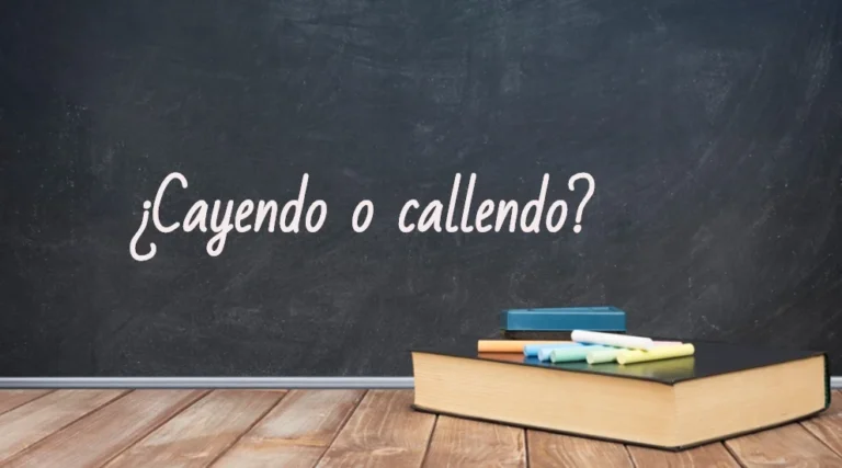 cayendo o callendo: Which Is the Correct Form?
