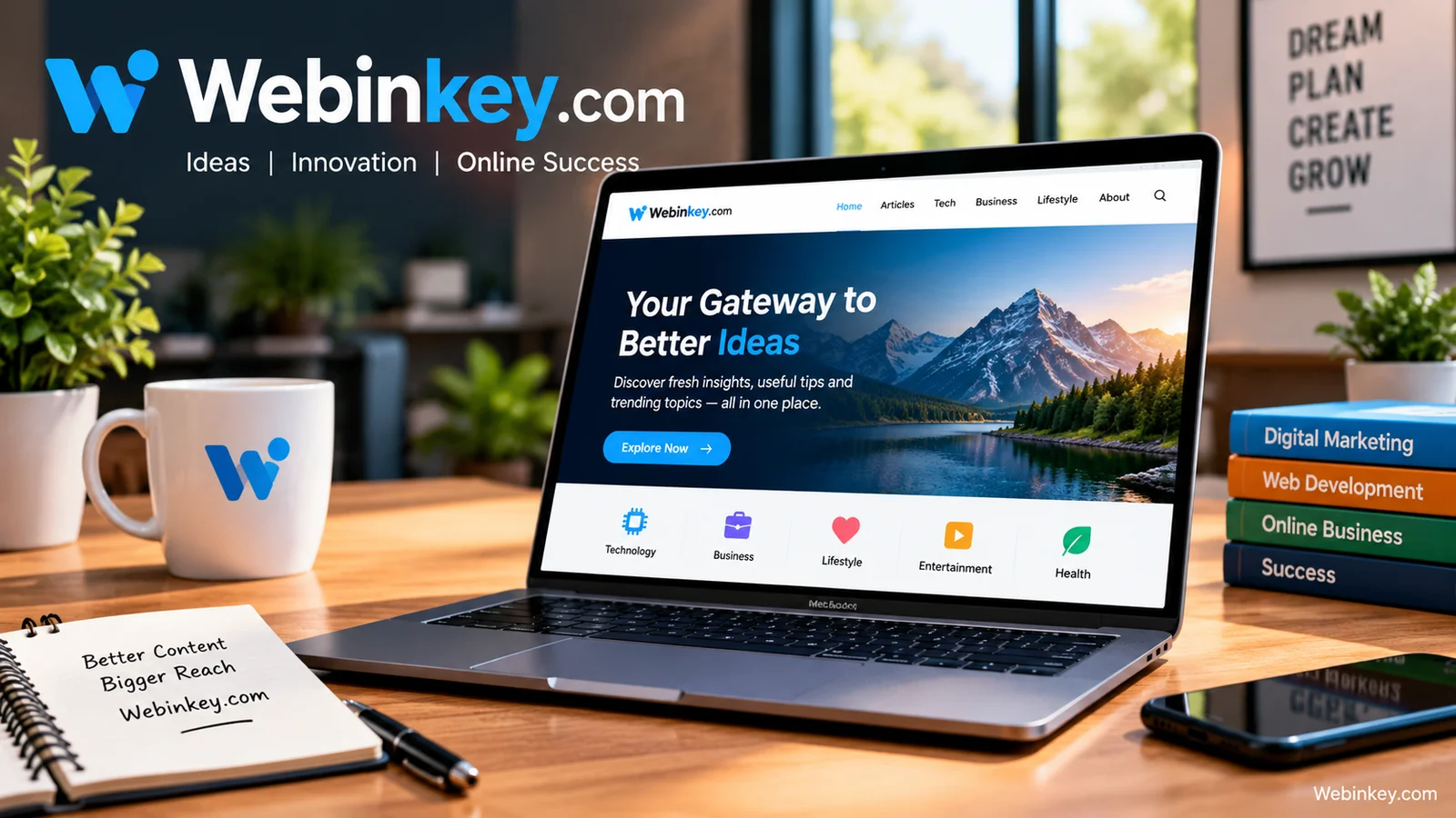 webinkey.com: A Comprehensive Guide to the Multi-Category Publishing Platform