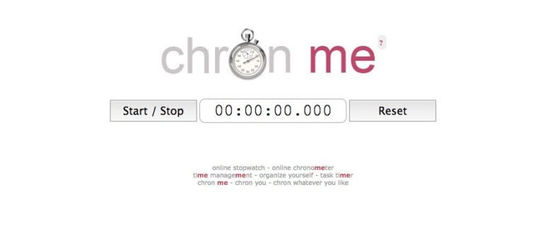Chronme: Free Online Stopwatch for Smarter Time Tracking
